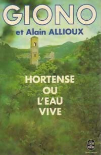 Livrenpoche : Hortense ou l'eau vive - Alain Allioux - Livre