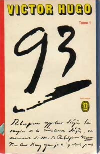 Livrenpoche : Quatre-vingt-treize Tome I - Victor Hugo - Livre