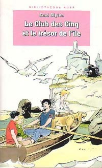Le club des cinq et le trésor de l'île - Enid Blyton -  Bibliothèque rose (4ème série) - Livre