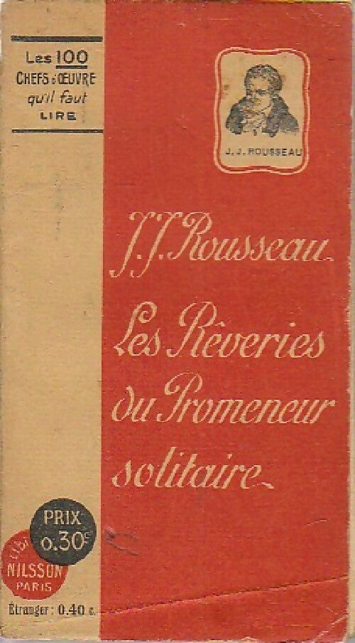 Livrenpoche : Les rêveries du promeneur solitaire - Jean-Jacques Rousseau - Livre