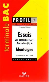 Livrenpoche : Essais. Des cannibales (I, 31) / Des coches (III, 6) - Michel De Montaigne - Livre