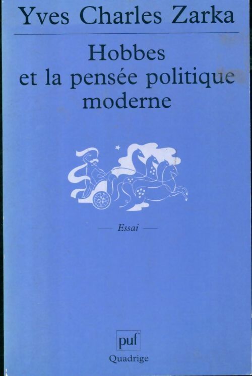 Livrenpoche : Hobbes et la pensée politique moderne - Yves-Charles Zarka - Livre