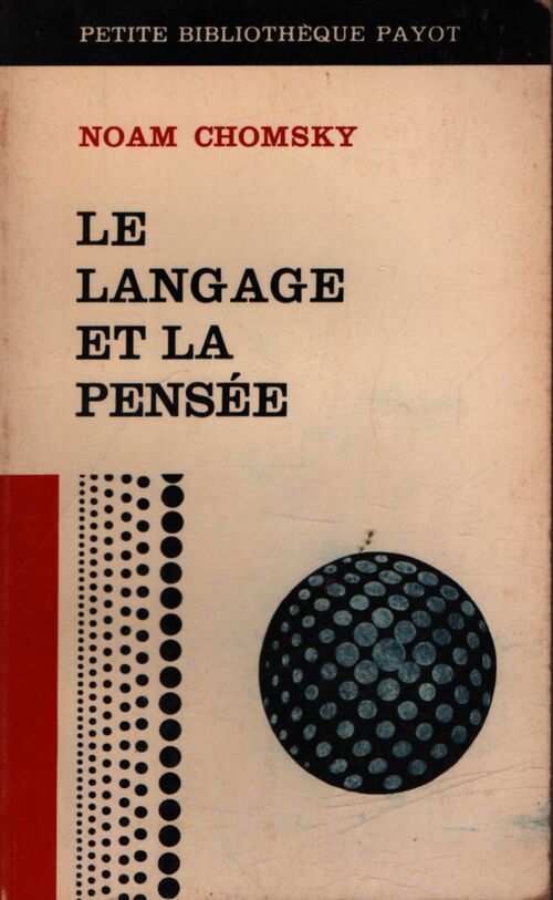 Le langage et la pensée - Noam Chomsky - Livre
