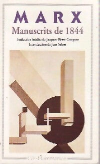 Livrenpoche : Manuscrits de 1844 - Karl Marx - Livre