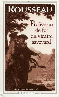 Livrenpoche : Profession de foi du vicaire savoyard - Jean-Jacques Rousseau - Livre