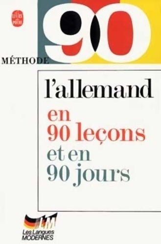 Livrenpoche : L'allemand en 90 leçons et en 90 jours - Alphonse Jenny - Livre