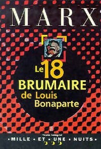 Livrenpoche : Le 18 brumaire de Louis Bonaparte - Karl Marx - Livre