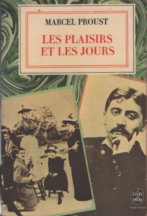 Les plaisirs et les jours - Marcel Proust - Livre