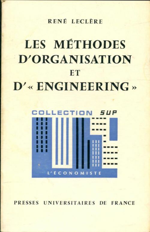 Livrenpoche : Les méthodes d'organisation et d'engineering - René Leclère - Livre