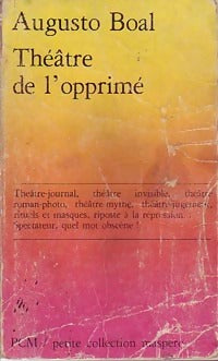 Livrenpoche : Théâtre de l'opprimé - Augusto Boal - Livre