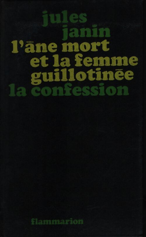 L'âne mort ou la femme guillotinée - Tony Jules; Johannot - Livre
