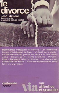 Le divorce - Jean Libmann -  Vie Affective et Sexuelle - Livre