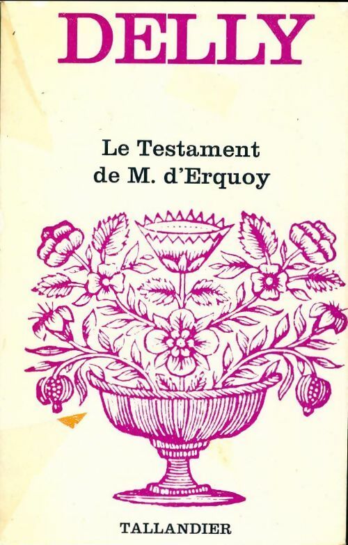 Livrenpoche : Le testament de M. D'Erquoy - Delly - Livre