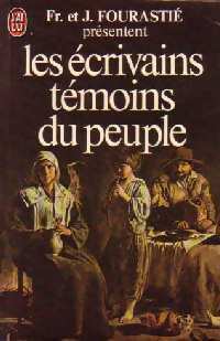 Livrenpoche : Les écrivains témoins du peuple - Jean Fourastié, Françoise Fourastié - Livre