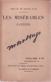 Livrenpoche : Les misérables Tome III : Fantine - Victor Hugo - Livre