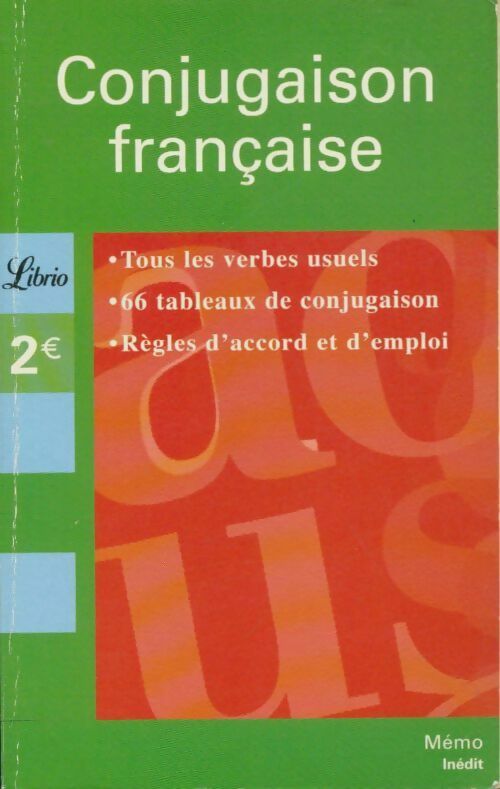 Livrenpoche : Conjugaison française - Inconnu - Livre