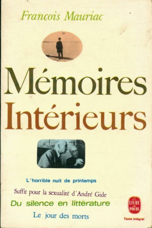 Livrenpoche : Mémoires intérieurs - François Mauriac - Livre