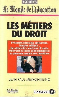 Livrenpoche : Les métiers du droit - J.-P. Meyronneinc - Livre