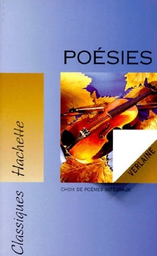 Livrenpoche : Poésies - Paul Verlaine - Livre