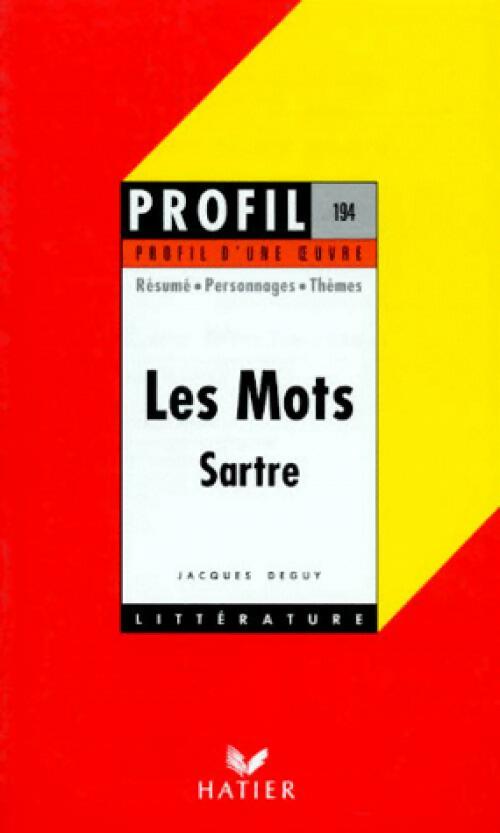 Livrenpoche : Les mots - Jean-Paul Sartre - Livre