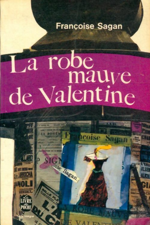 La robe mauve de Valentine - Françoise Sagan -  Le Livre de Poche - Livre