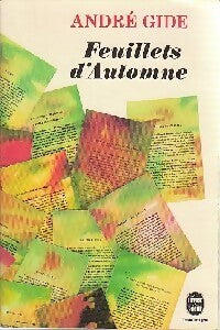 Feuillets d'automne - André Gide - Livre