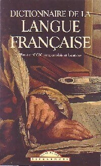 Livrenpoche : Dictionnaire de la langue française - Collectif - Livre