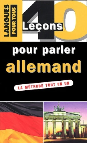 Livrenpoche : L'allemand en 40 leçons - Jean-Paul Vernon - Livre