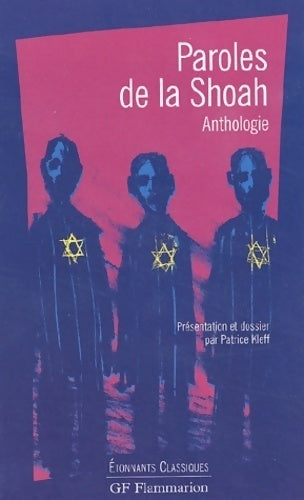 Livrenpoche : Paroles de la Shoah - Inconnu - Livre