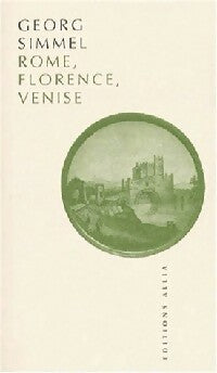 Livrenpoche : Rome, Florence, Venise - Georg Simmel - Livre