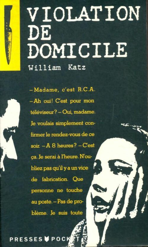 Livrenpoche : Violation de domicile - William Katz - Livre