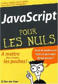 Livrenpoche : JavaScript pour les nuls - Emily A. Van der Veer - Livre