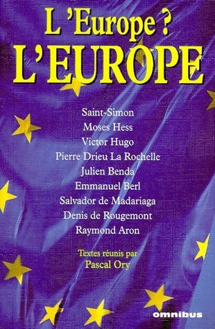 Livrenpoche : L'Europe ? L'Europe - Collectif - Livre