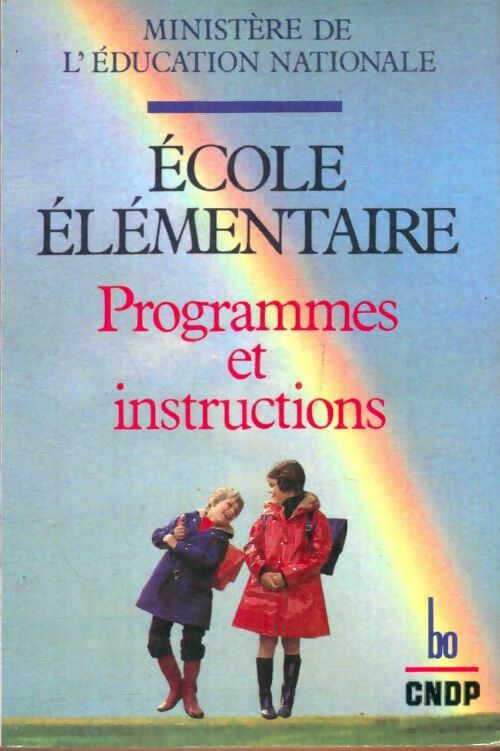 Livrenpoche : Ecole Elémentaire, programmes et instructions - Ministère de l'Education Nationale - Livre