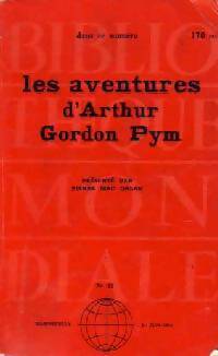 Livrenpoche : Aventures d'Arthur Gordon Pym - Edgar Allan Poe - Livre
