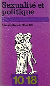 Livrenpoche : Sexualité et politique - Collectif - Livre