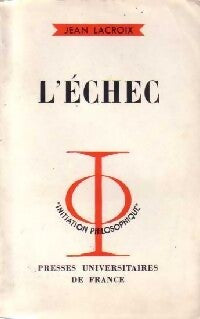 L'échec - Jean Lacroix - Livre
