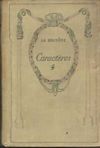 Livrenpoche : Les caractères - Jean De la Bruyère - Livre
