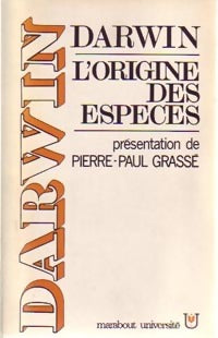 L'origine des espèces - Charles Darwin - Livre