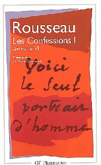 Livrenpoche : Les confessions Tome I - Jean-Jacques Rousseau - Livre