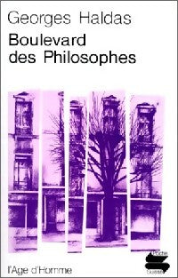 Boulevard des philosophes - Georges Haldas -  Poche Suisse - Livre