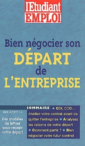 Livrenpoche : Bien négocier son départ de l'entreprise - Angela Portella - Livre