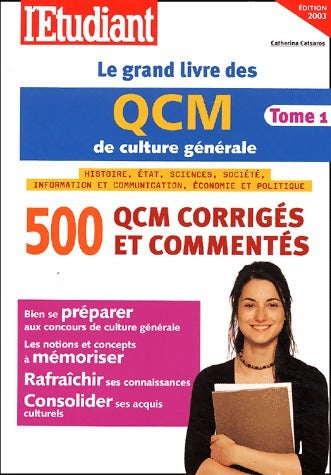 Livrenpoche : Le grand livre des QCM de culture générale - Catherina Castaros - Livre