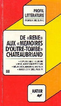 Atala / René / Mémoires d'outre-tombe - François René Chateaubriand -  Profil - Livre