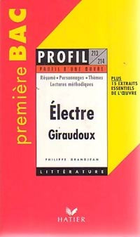 Electre - Jean Giraudoux -  Profil - Livre