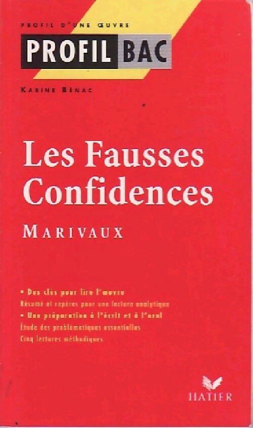 Les fausses confidences - Pierre Marivaux - Livre