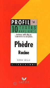 Phèdre - Jean Racine -  Profil - Livre