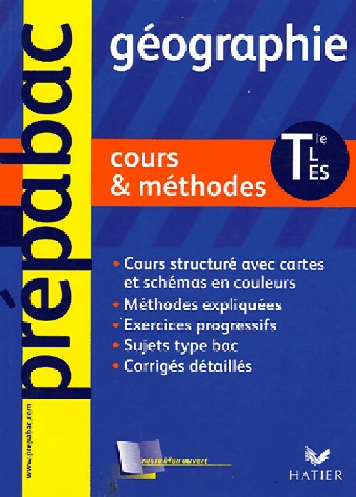 Livrenpoche : Géographie, Terminale L, ES, S : Les bases - Sophie Martin - Livre