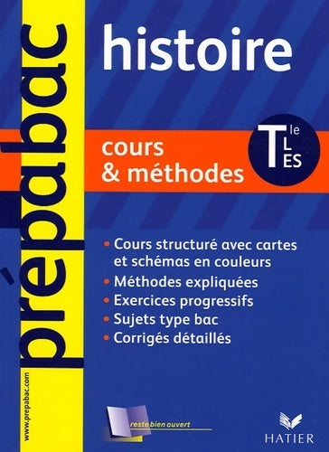 Livrenpoche : Histoire, Terminale L, ES, S : Les bases - Elisabeth Brisson - Livre