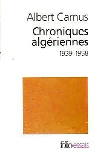 Livrenpoche : Chroniques algériennes - Albert Camus - Livre